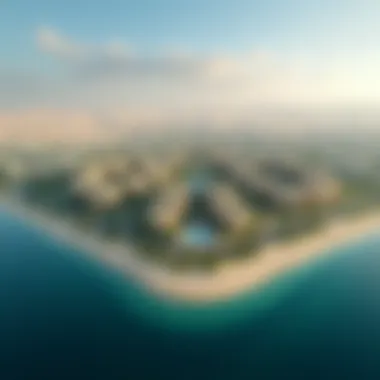 Aerial view of Dubai South Bay showcasing its expansive development