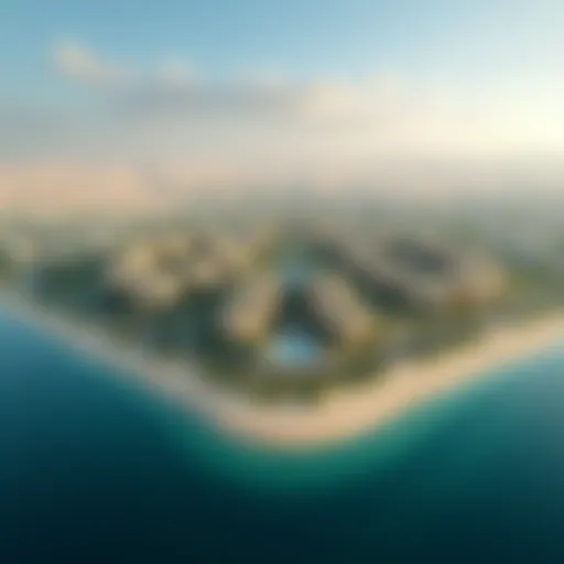 Aerial view of Dubai South Bay showcasing its expansive development