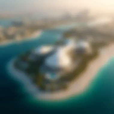 Stunning aerial view of Opera Grand Dubai showcasing its unique architecture