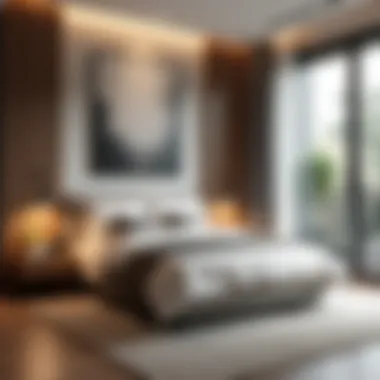 Contemporary Bedroom Design in Discovery Garden Stylish bedroom interior in Discovery Garden