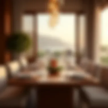 Exquisite Dining Experience Exquisite dining setup at a high-end resort