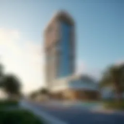 Stunning architectural view of Place Tower showcasing modern design.