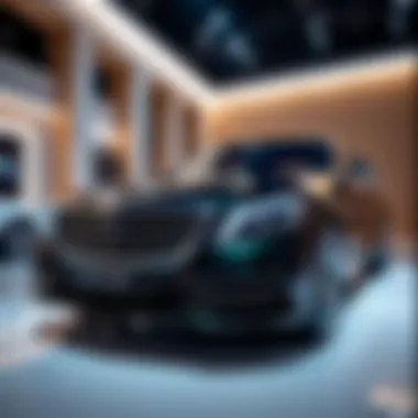 Showcasing the Elegance of S-Class in Dubai S-Class luxury vehicle on display in Dubai
