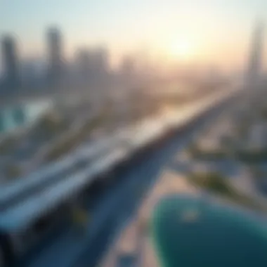 Future Expansion Plans of Dubai Metro Future expansion plans of Dubai Metro depicted through a city map